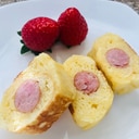 卵焼き器で作る、ホットケーキロール